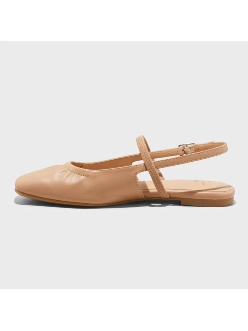 Women’s Vada Slingback Scrunch Toe Flats A new day Tan